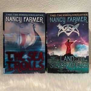 Nancy Farmer “The Sea of Trolls” and “The Land of the Silver Apples” Books